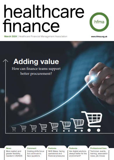 Healthcare Finance magazine March 2024 cover