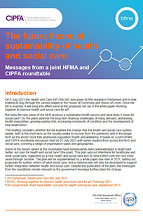 The future financial sustainability of health and social care