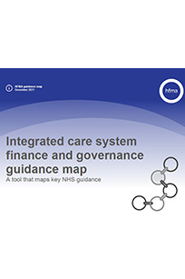 Integrated care system finance and governance guidance map