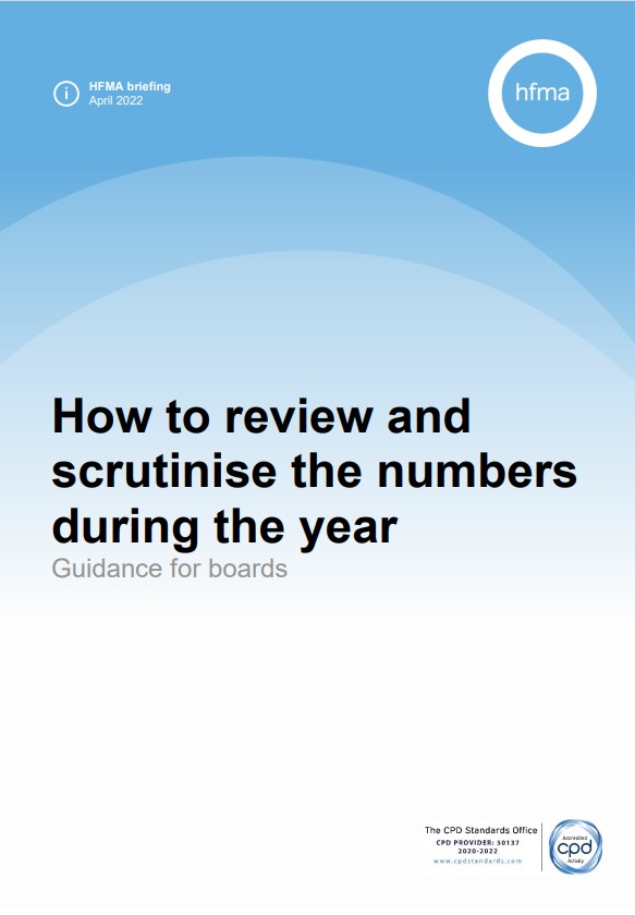 How to review and scrutinise the numbers during the year