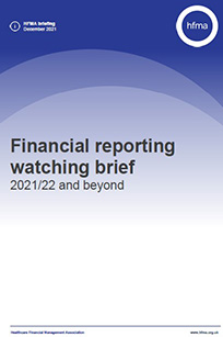 Financial reporting watching brief 2021/22 and beyond (December 2021 update)